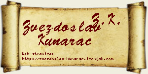 Zvezdoslav Kunarac vizit kartica